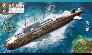 Us Army Submarine Driving Games 2018 screenshot 6