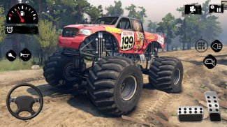 Hillock Monster Truck Driving screenshot 0