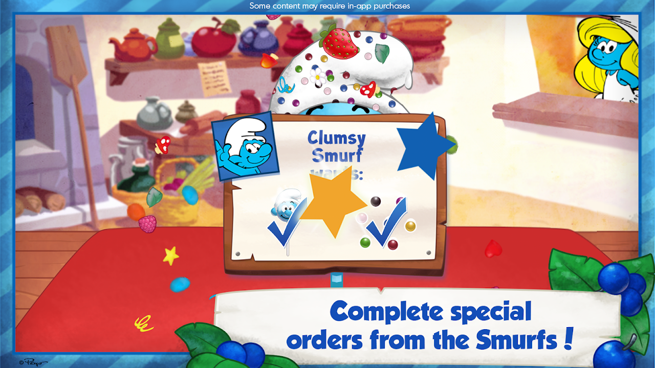 Disney happy smurf find a beautiful cake - AI Generated Artwork - NightCafe  Creator