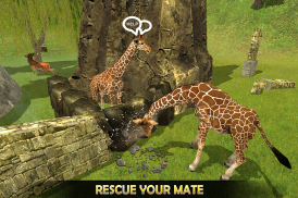 Giraffe Family Life Jungle Sim screenshot 5