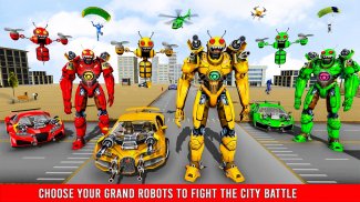 Bee Robot Car Game: Robot Game screenshot 2