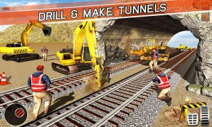 Heavy Machines Train Track Construction Simulator screenshot 0