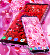 Rose petal live wallpaper screenshot 2