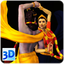 3D Divine Rasa Dance Wallpaper