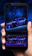 Racing Sports Car tema do teclado screenshot 1