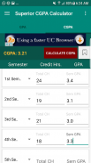 Superior GPA & CGPA Calculator screenshot 3