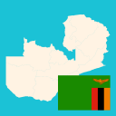 Puzzle Quiz Map 2020 - Zambia - Regions, Districts Icon