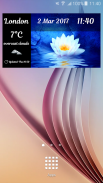 Lotus Clock Weather Widget screenshot 7