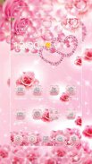 Pink Rose Diamond Theme screenshot 1