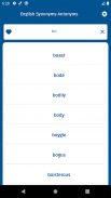 English Synonyms and Antonyms Dictionary screenshot 1