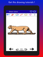 How to Draw Lion Step by Step screenshot 9
