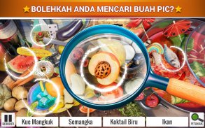 Benda Yang Tersembunyi Makanan - Permainan Dapur screenshot 0