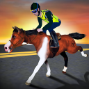 rodeo police horse simulator Icon