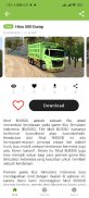 Mod Bussid Hino 500 Truck Dump screenshot 2