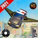 Flying Police Car Driving: Real Police Car Racing