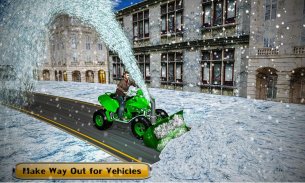 Snow Plow Snow Excavator Sim screenshot 1