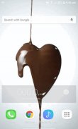 Chocolaty Heart Live Wallpaper screenshot 1