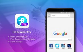 HS Browser 4G  - Light & Fast Browser screenshot 1