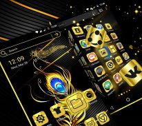Gold Black Launcher Theme screenshot 5