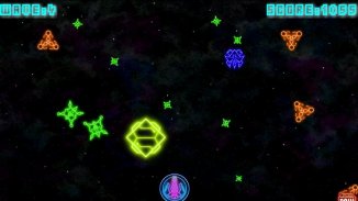 Neon Wave - Space War Shooter screenshot 2