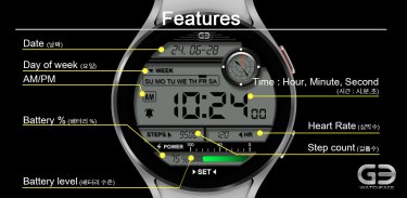 GYD003 | Digital watchface screenshot 11