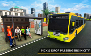 City Bus Driver Game 3D : Tourist Bus Games 2019 screenshot 1