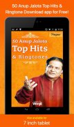 50 Top Anup Jalota Bhajan Hits & Ringtone screenshot 5