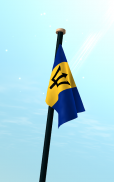 Barbados Flag 3D Free screenshot 10