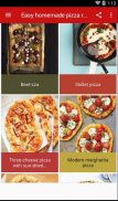 Easy homemade pizza recipes screenshot 2