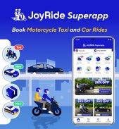 JoyRide - Book Car and MC Taxi screenshot 4