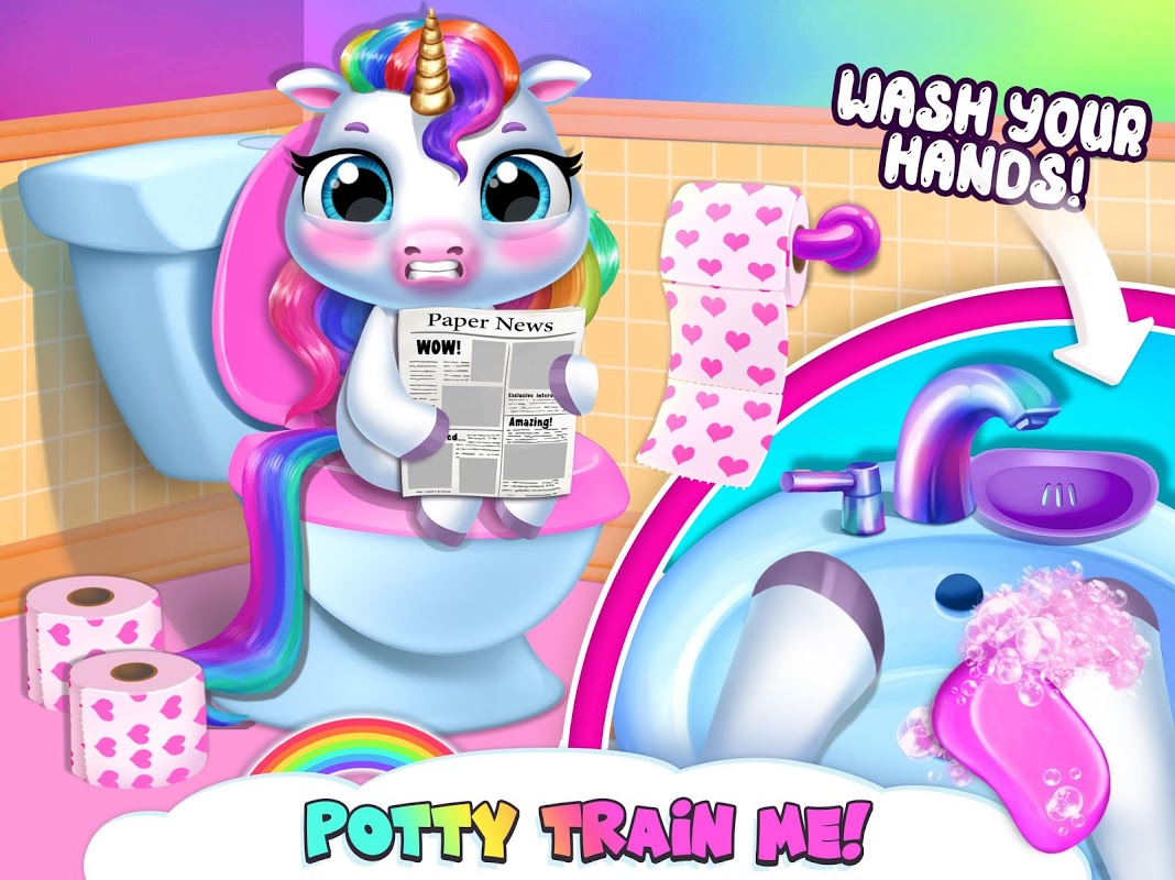 My Baby Unicorn - Virtual Pony Pet Care & Dress Up - Загрузить APK для  Android | Aptoide