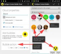 Bubble Cloud Widgets + Folders for phones/tablets screenshot 11