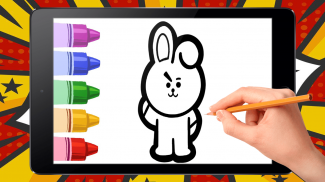 BT21 coloring book screenshot 0