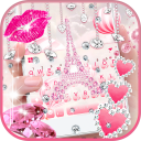 Keyboard Pink Diamond Paris