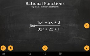 Rational Functions Math screenshot 6