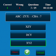 Analogy MCQ screenshot 1