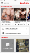 Men's Health Fitness Trainer - Workout & Training screenshot 0