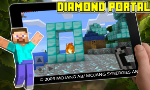 Mod Diamond Portal for MCPE screenshot 0