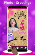 Birthday Greeting Cards Maker: Create photo frames screenshot 5