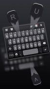 Simply Black tema do teclado screenshot 2
