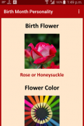 Birth Month Personality screenshot 1