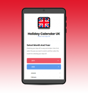 UK Calendar - British Holidays screenshot 1