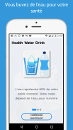Health Water Drink - Lembrete de beber água screenshot 1