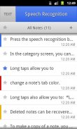 ListNote Speech-to-Text Notes screenshot 1