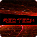 紅色技術主題 Icon