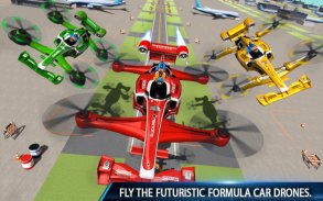 Flying Formula Car Racing Game screenshot 2