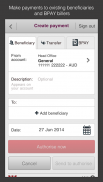 Westpac Corporate Mobile screenshot 1