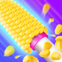 🌽Pipe Corns Slicing! Joyful Corn Peeler Games Icon