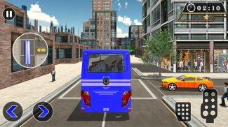 الشرطة الحافلة القيادة لعبة 3D screenshot 3