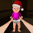 Baby in Pink Horror Games 3D Icon